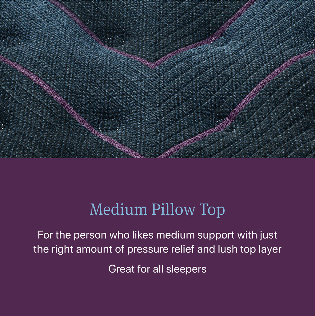 Beautyrest World Class Level Three Medium Pillow Top Mattress - Queen