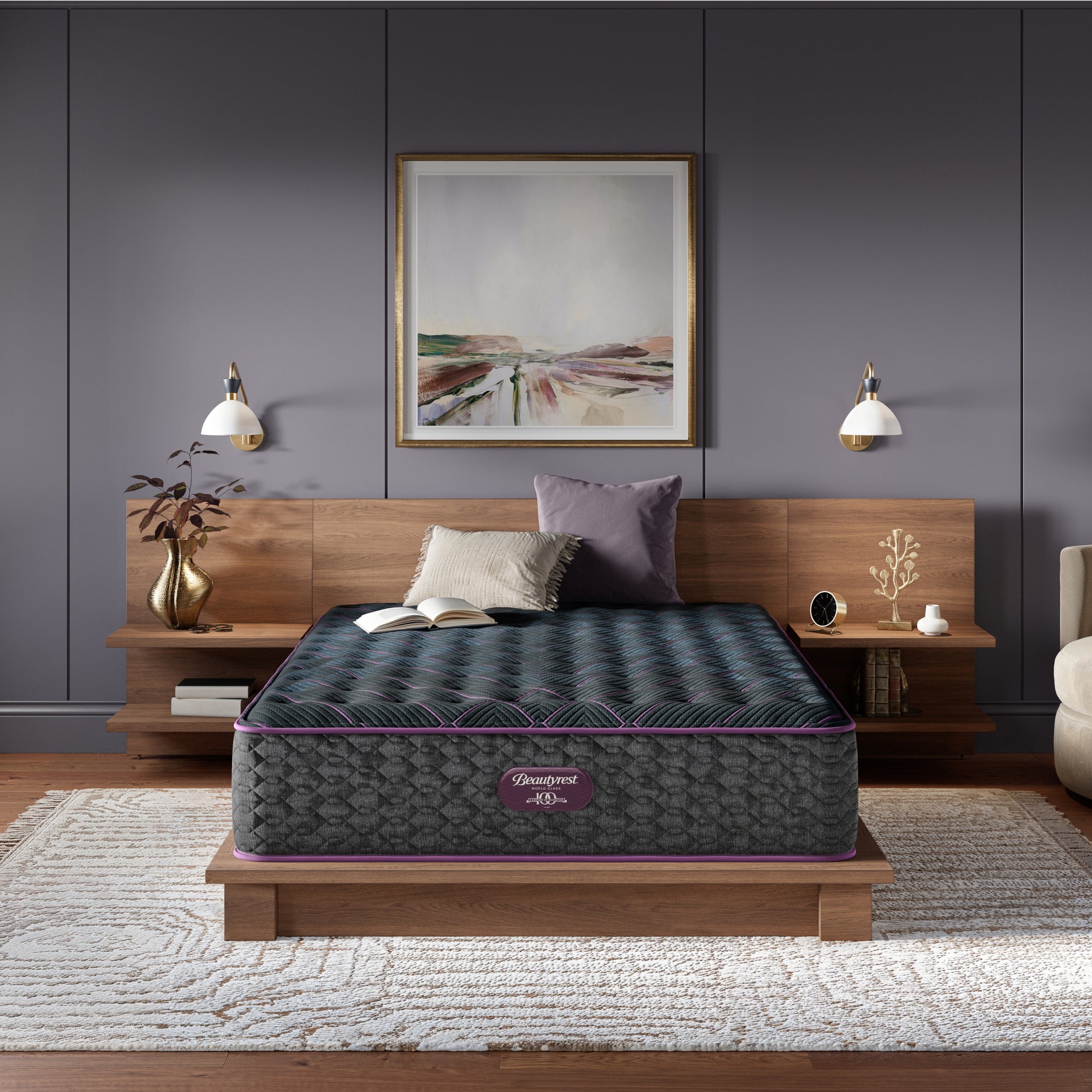 Beautyrest World Class Level Three Medium Firm Mattress - California King