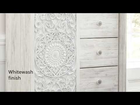 Paxberry Dressing Chest in Whitewash, alternate view 13