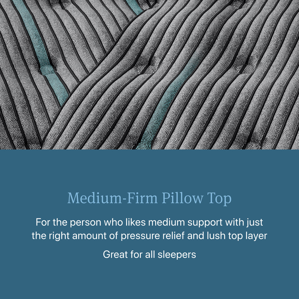 Beautyrest Level Two Medium Firm Pillow Top Mattress - Queen