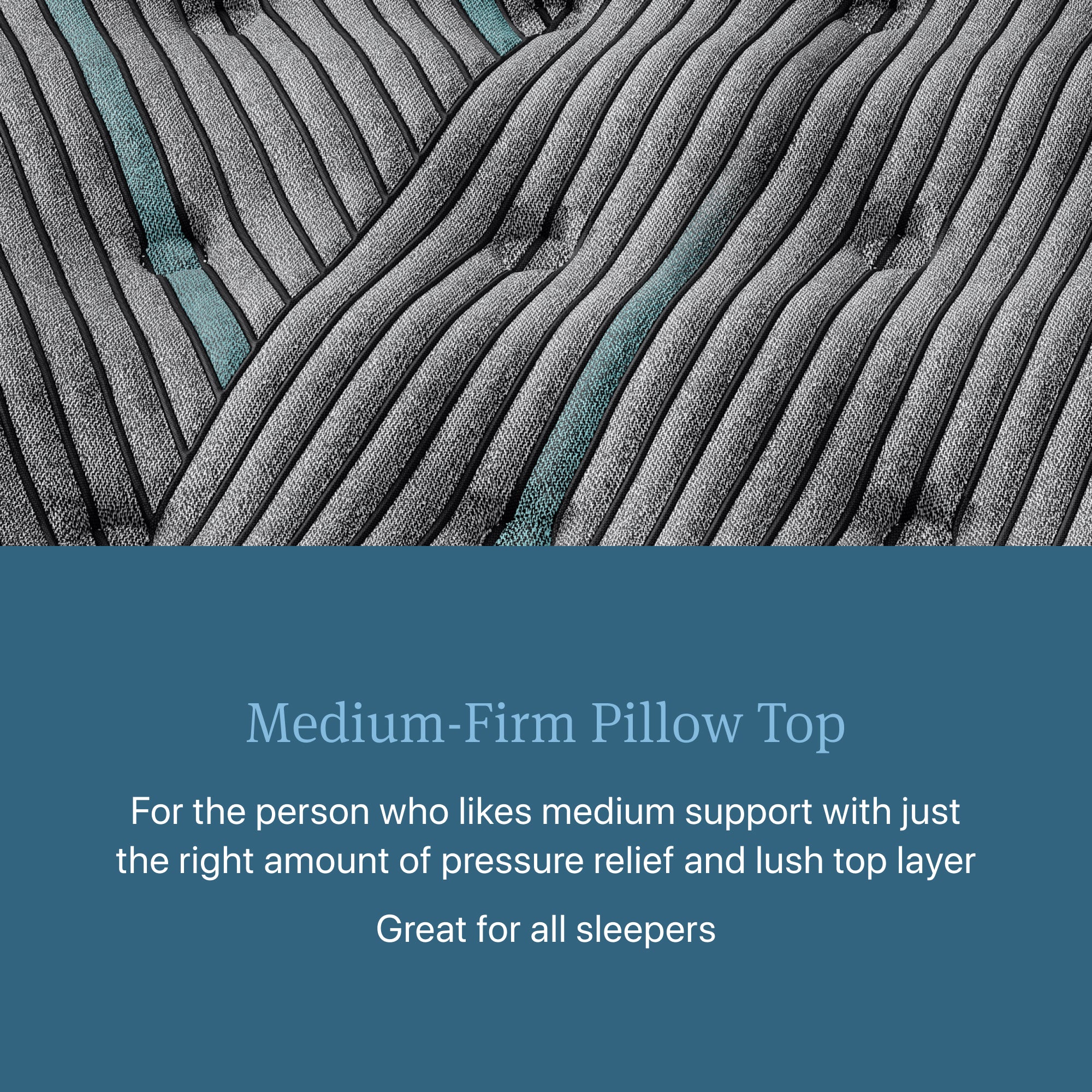 Beautyrest Level Two Medium Firm Pillow Top Mattress - Queen