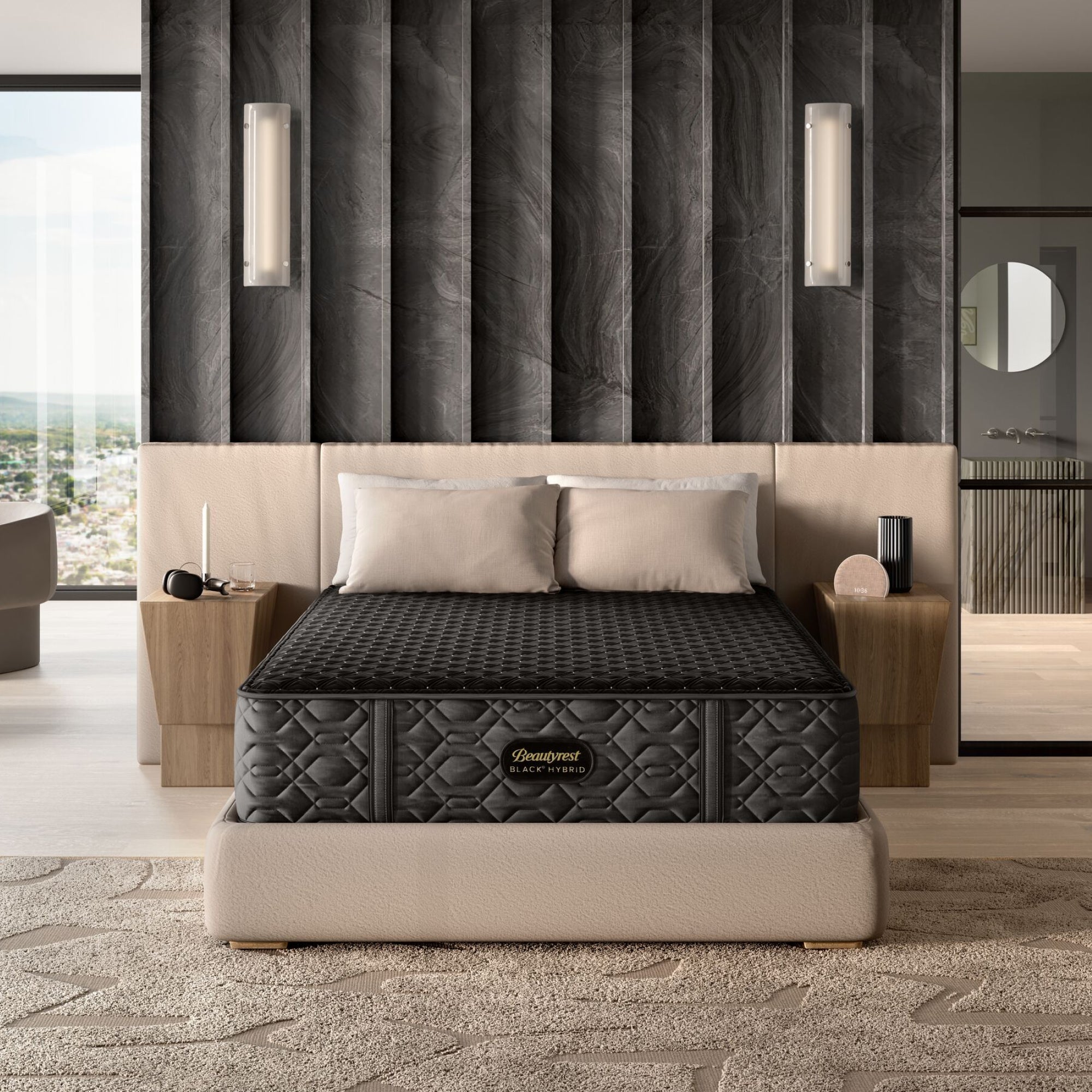 Beautyrest Black® Series Three 15" Hybrid Medium Mattress - California King
