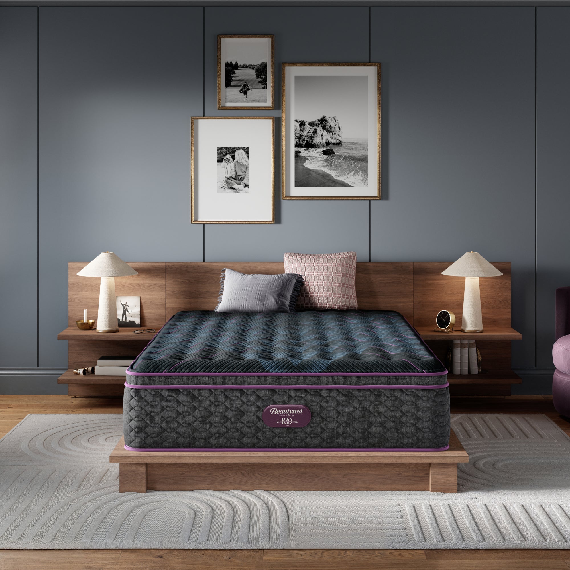 Beautyrest World Class Level Three Medium Pillow Top Mattress - California King
