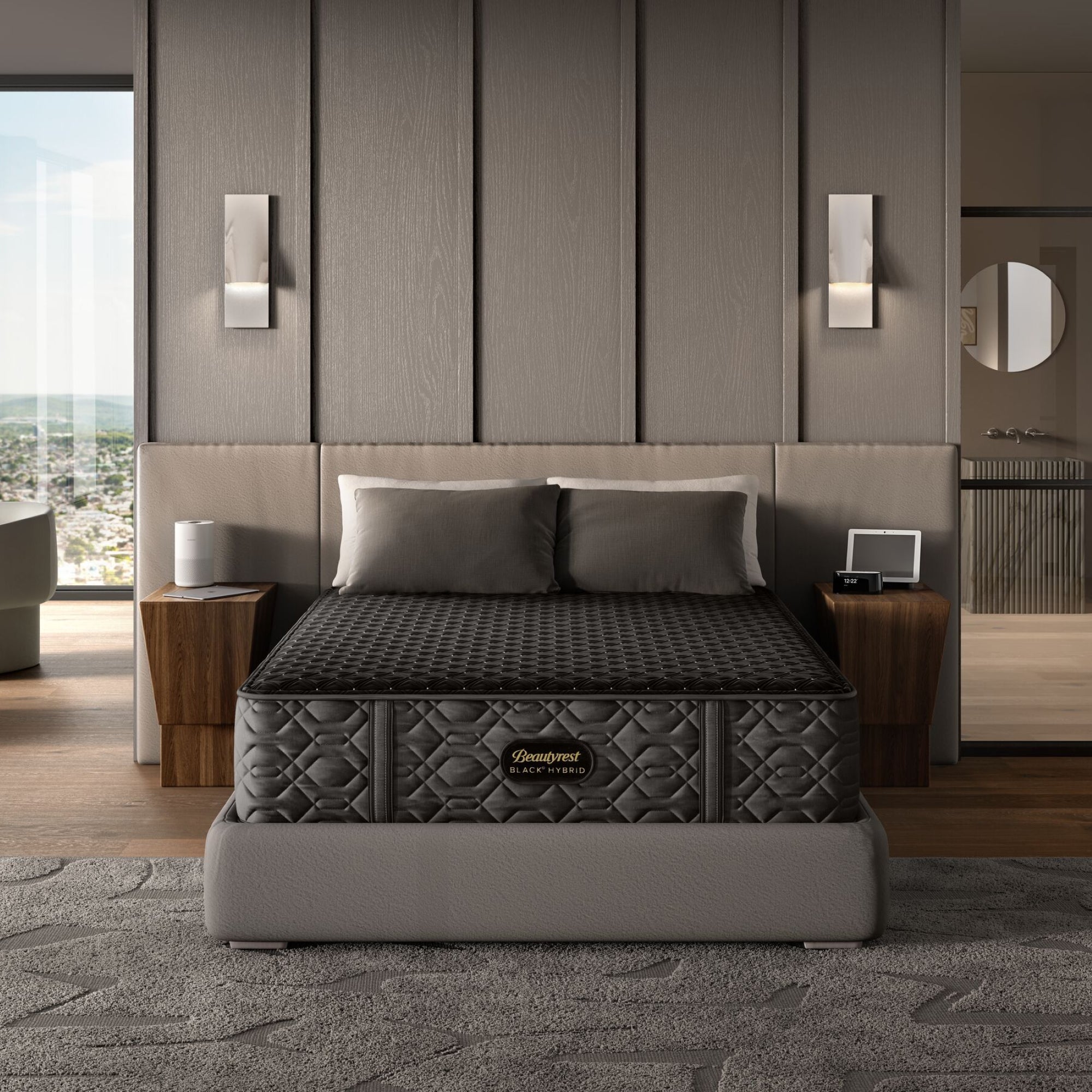 Beautyrest Black® Series Three 14.5" Hybrid Plush Mattress - California King
