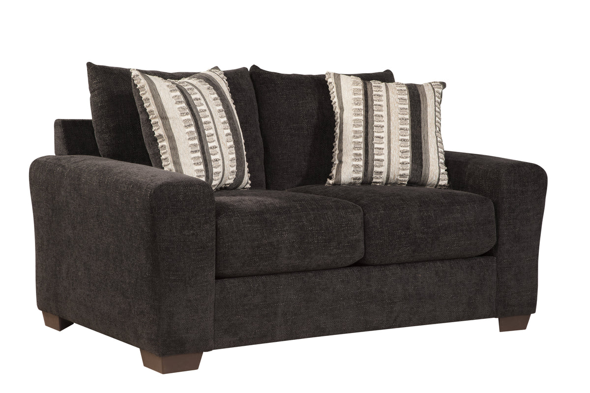 Zazie Loveseat - Onyx