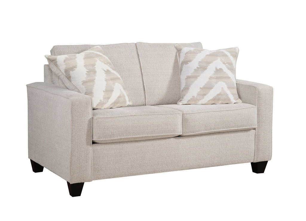 Behold Home Carmine Pebble loveseat in beige
