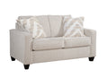 Behold Home Carmine Pebble loveseat in beige