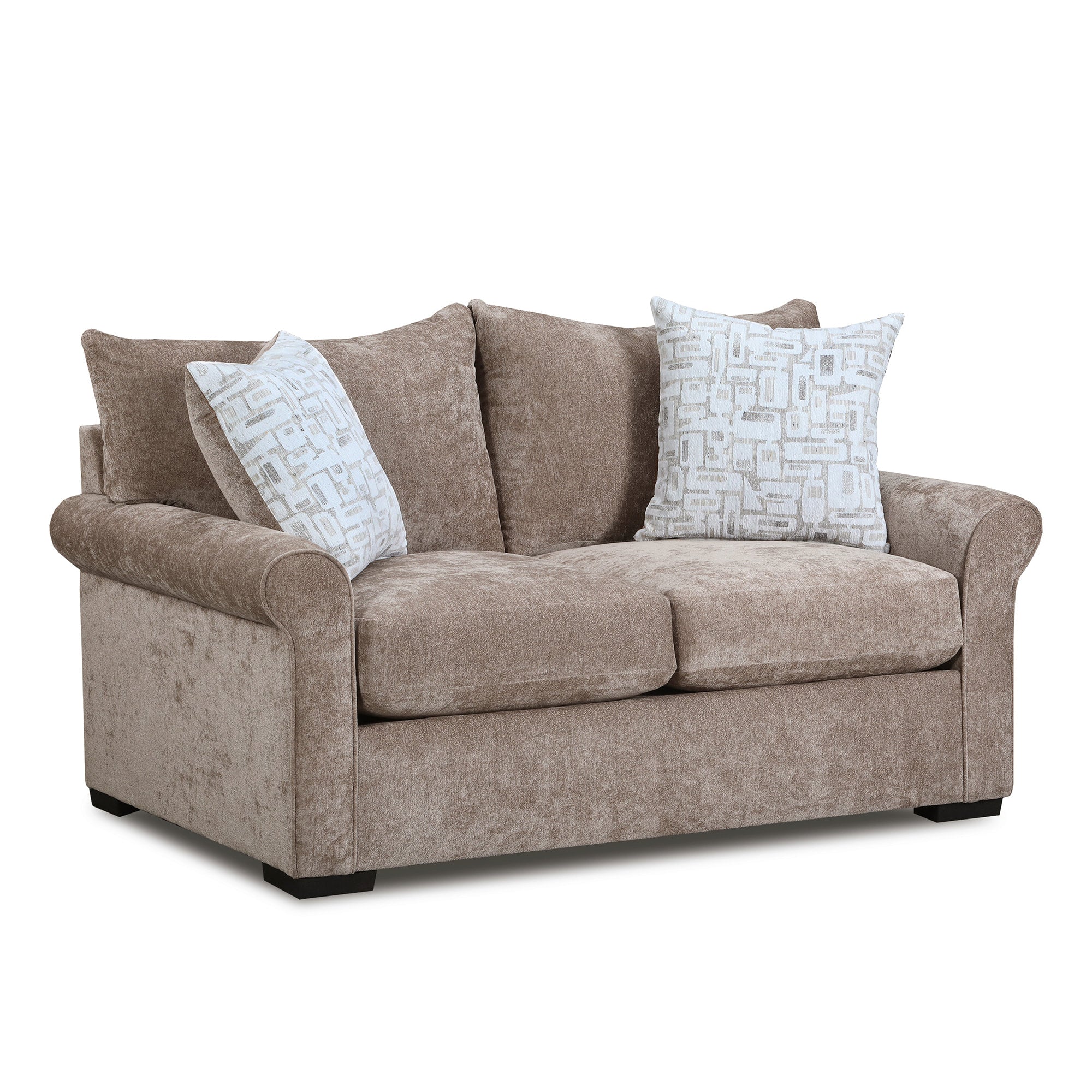 Nadia Mushroom Loveseat - Behold Home