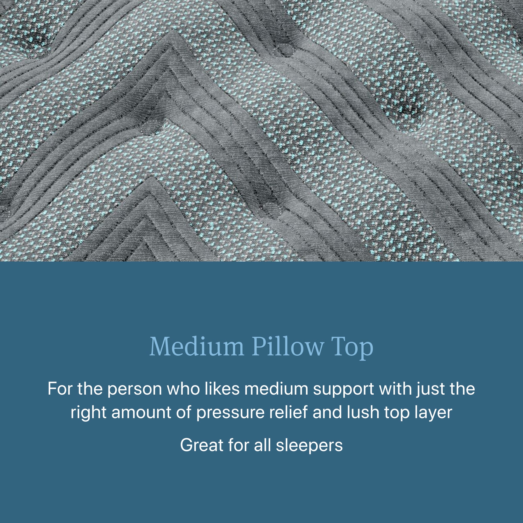 Beautyrest Level One Medium Pillow Top Mattress - Queen