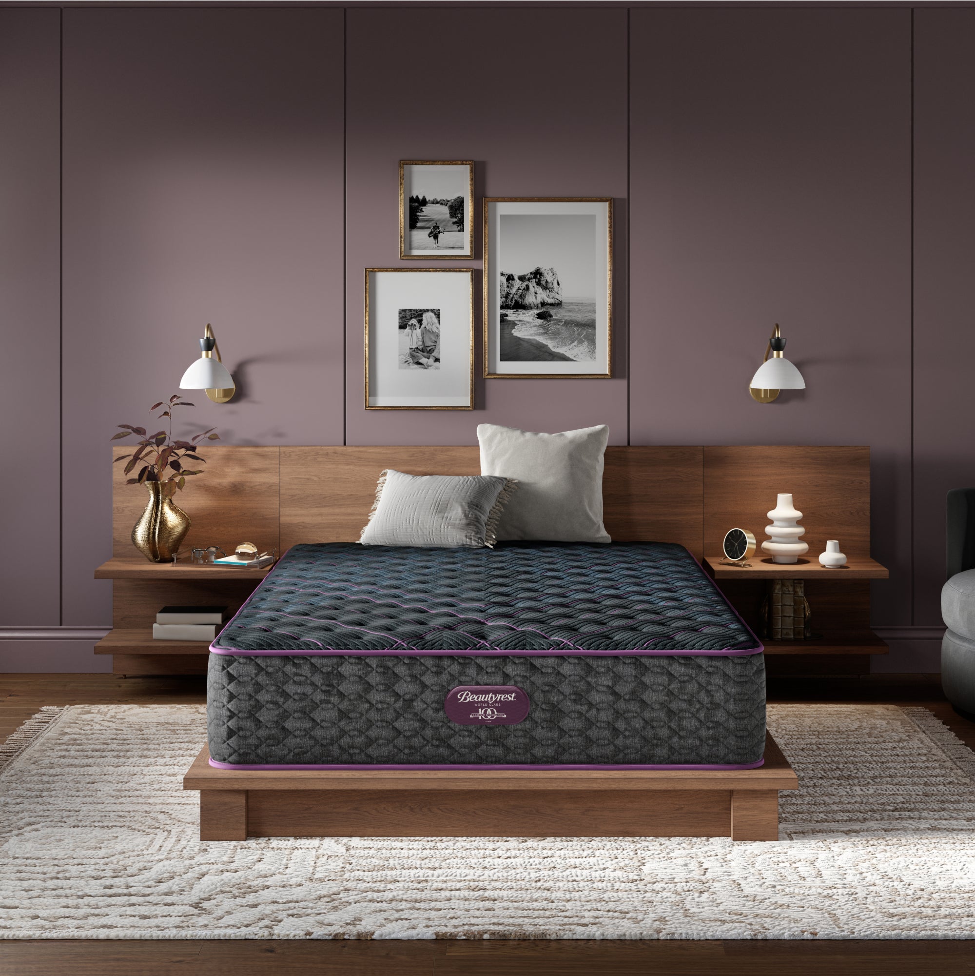 Beautyrest World Class Level Three Extra Firm Mattress - California King